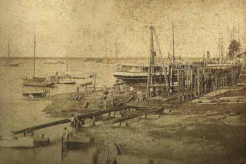 MUELLE, PUERTO Y ADUANA DE ASUNCIÓN (COLECCIÓN DE JAVIER YUBI)